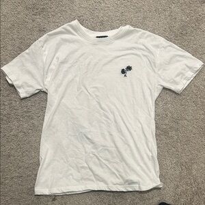 Classic White Palm Tree Tee